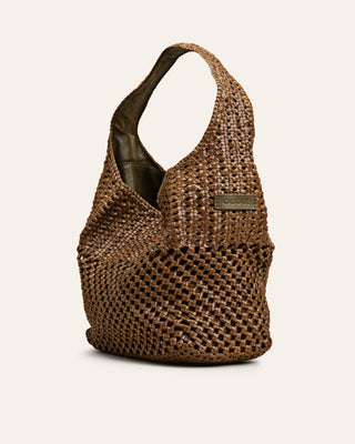 Cala Jade IAK hobo juniper green leather bag