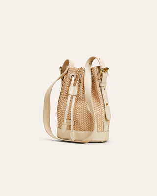 Gaya Mini Birch Twill Bucket Bag