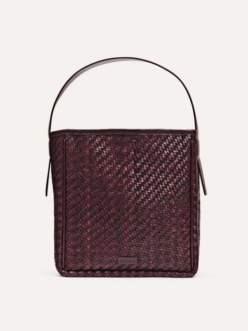 Cala Jade IWA burgundy leather bag 1