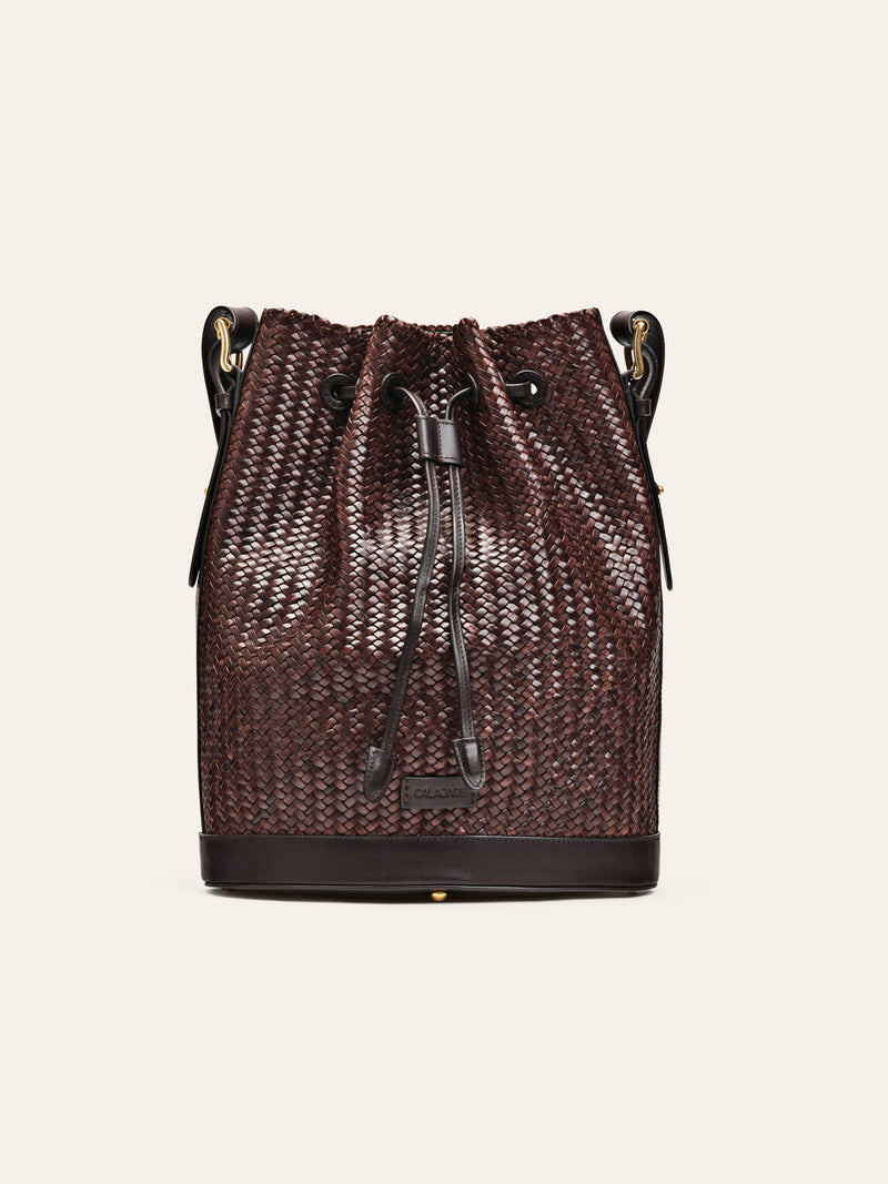 Gaya Umber Twill Bucket Bag