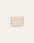 Cala Jade Boba white leather card case