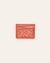 Cala Jade Henna red leather card case 
