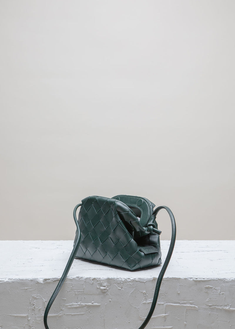 Cala Jade Aimee Green Gabels leather clutch 2