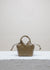 Cala Jade Ecru Olive Misu Mini leather bag 4