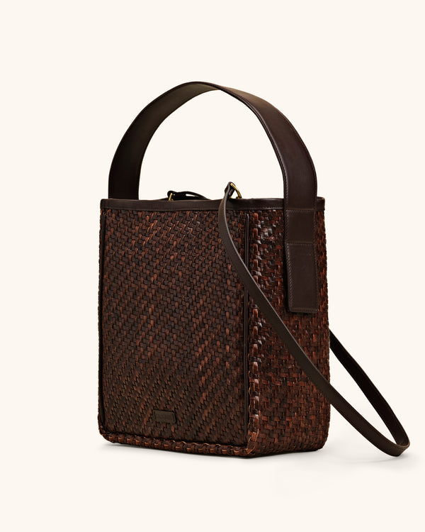 Cala Jade IWA umber brown shoulder bag 2