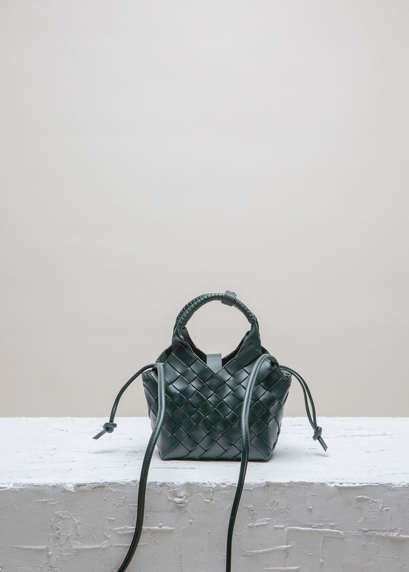 Cala Jade Misu Mini Green Gabels leather bag 2