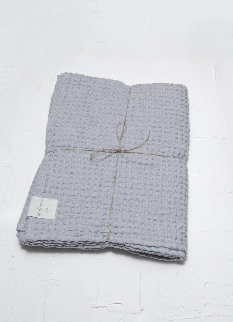 Cala Jade linen towel dusty grey
