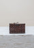 Cala Jade Caia umber twill leather wallet