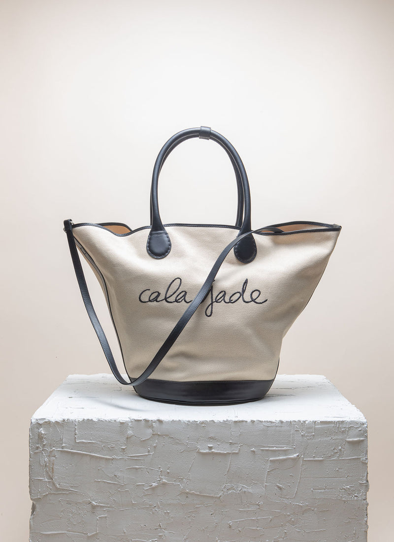Cala Jade large Sandhi canvas tote bag 