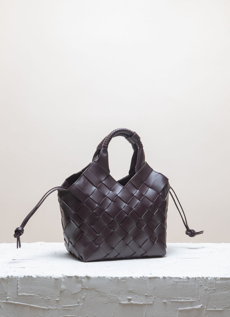 Cala Jade burgundy leather bag