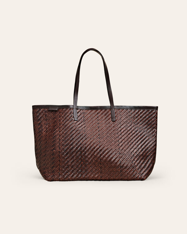 ISAI Umber brown shopper 1