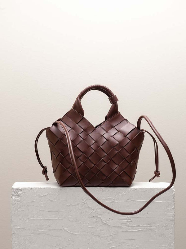 Cala Jade brown Misu leather shoulder bag 
